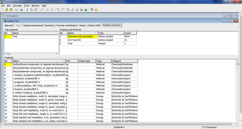 How to see what underlying processes are used in your process in SimaPro